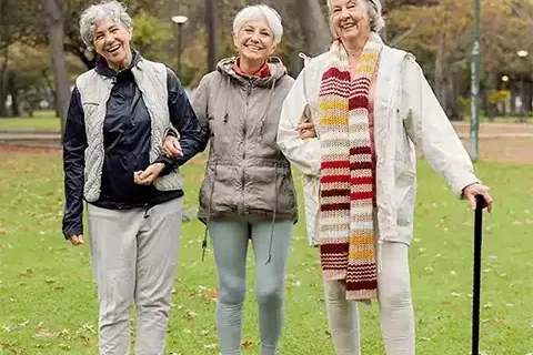 Happy Seniors in Mount Angel Towers